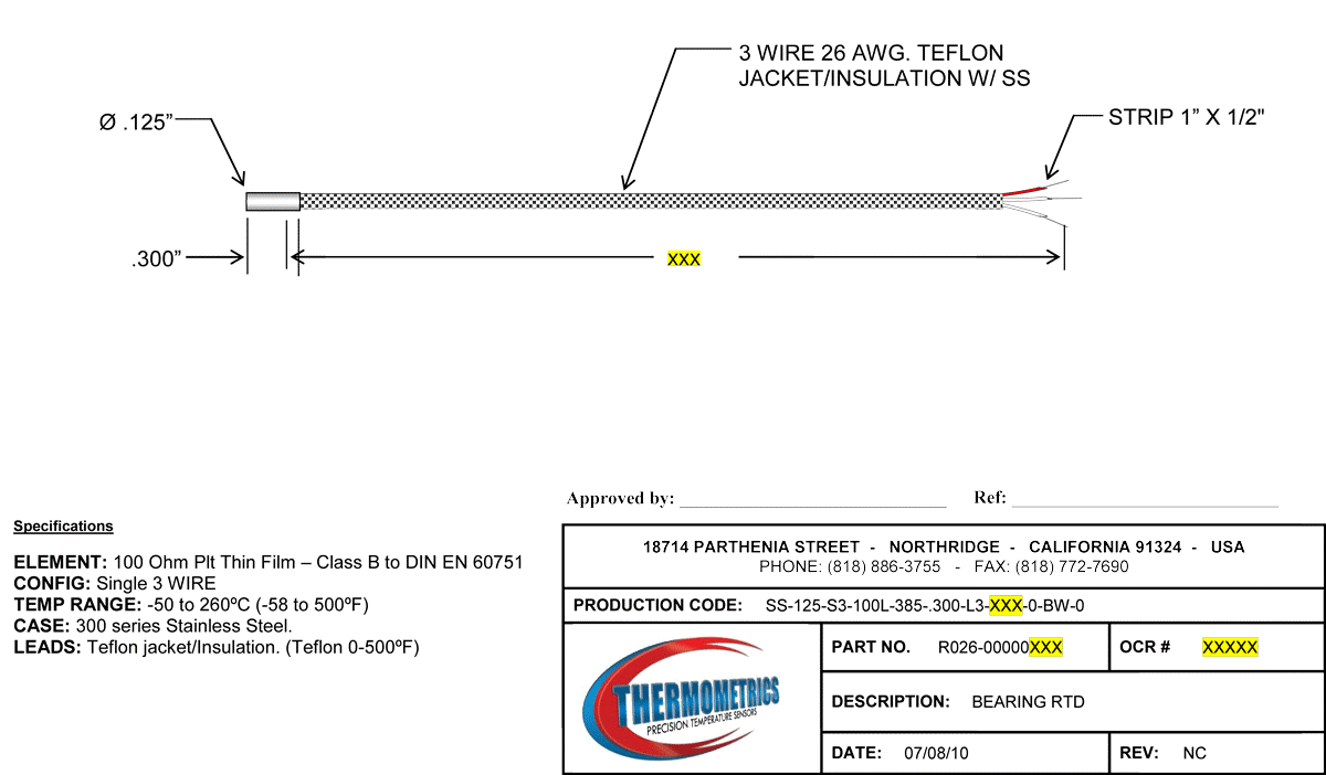 Bearing Sensor Case Styles